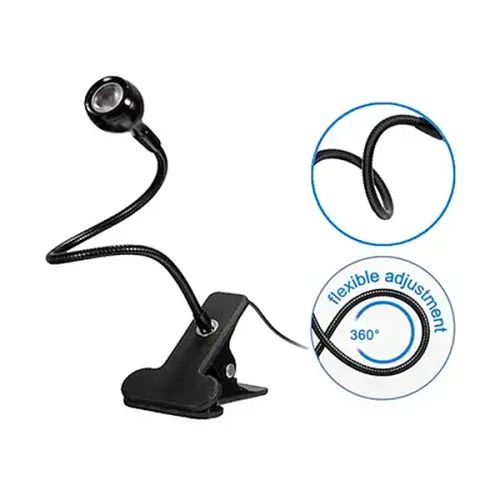 Лампа для сушки ногтей Clip on UV lamp 5Вт, на прищепке + usb