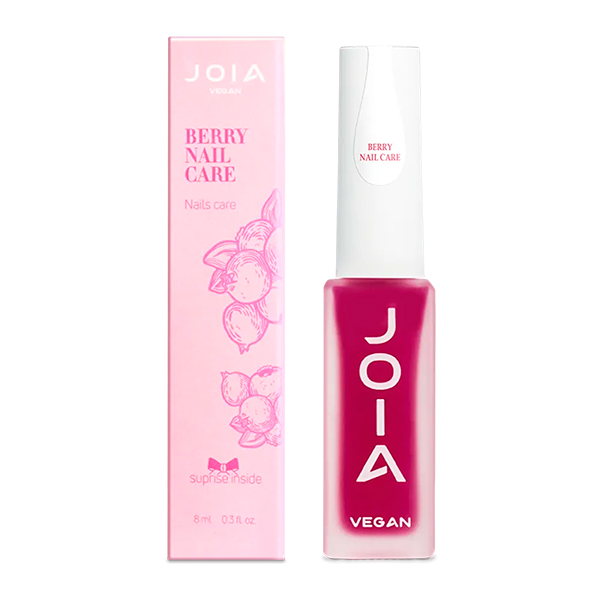 JOIA vegan Berry Nail Care Средство для укрепления ногтей, 8 мл
